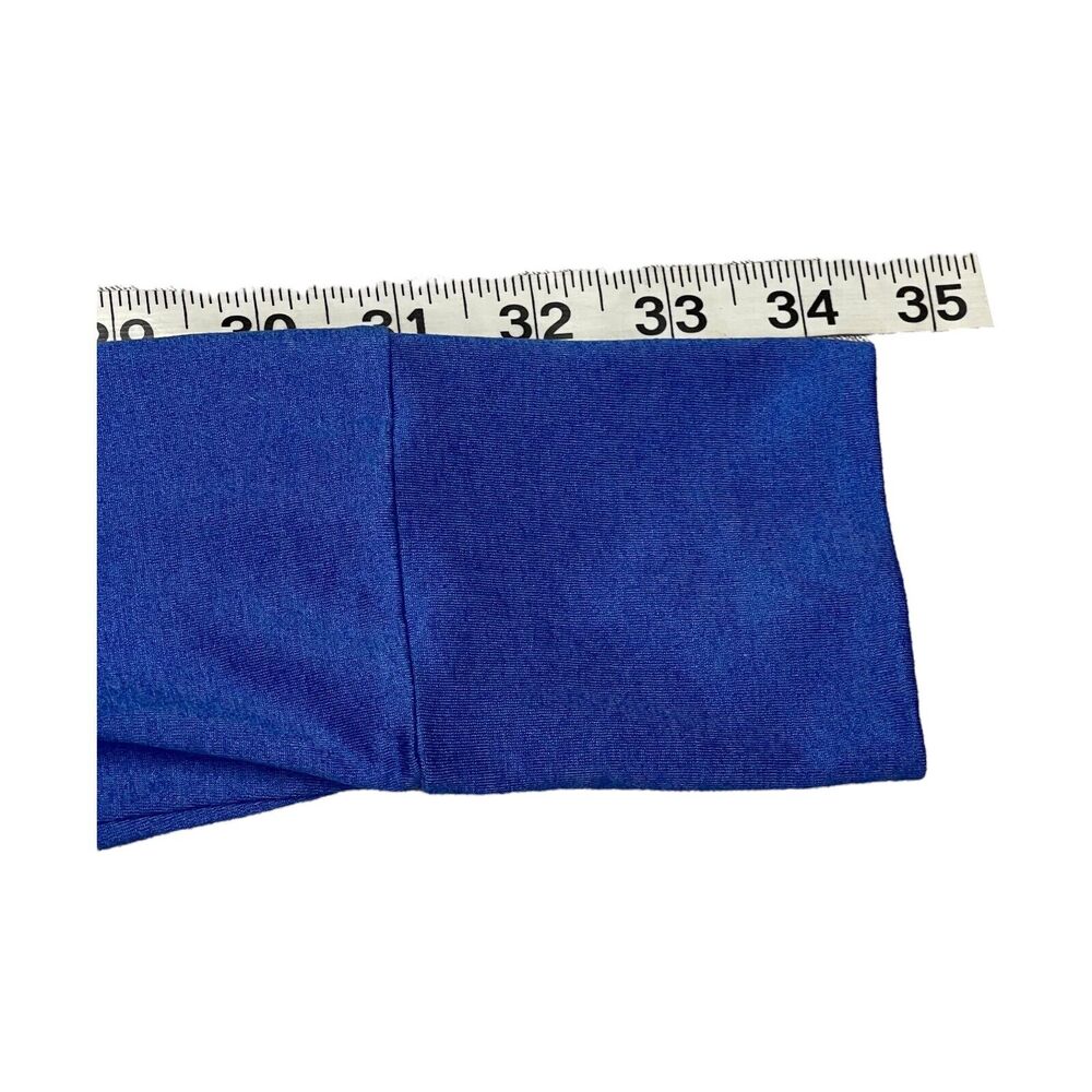 Athletic Works Running Shirt Women's Small Blue Stretch Long Sleeve Workout - Picture 6 of 7